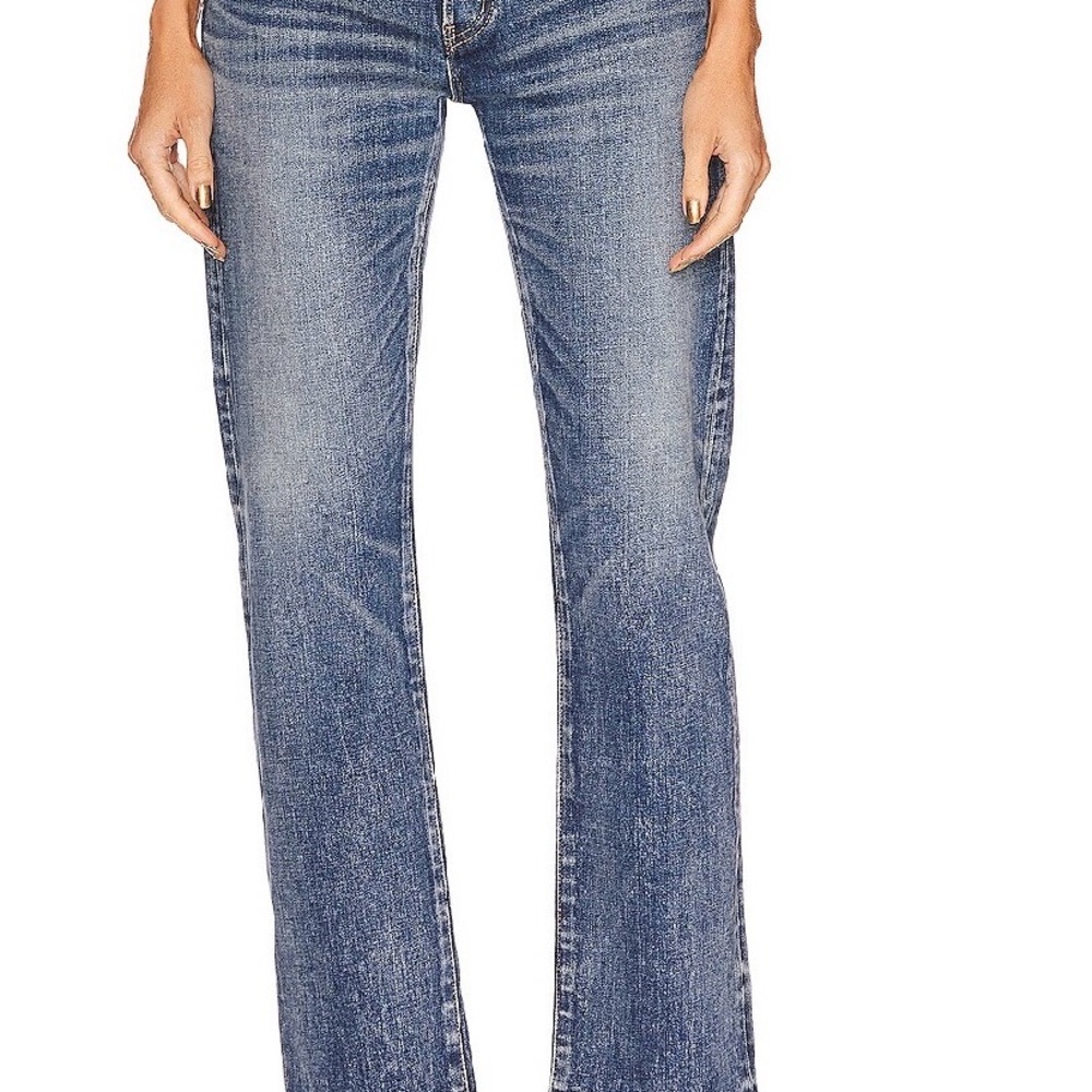 MOUSSY VINTAGE Farwell Straight Jean in Dark Blue NWT. Size 26.